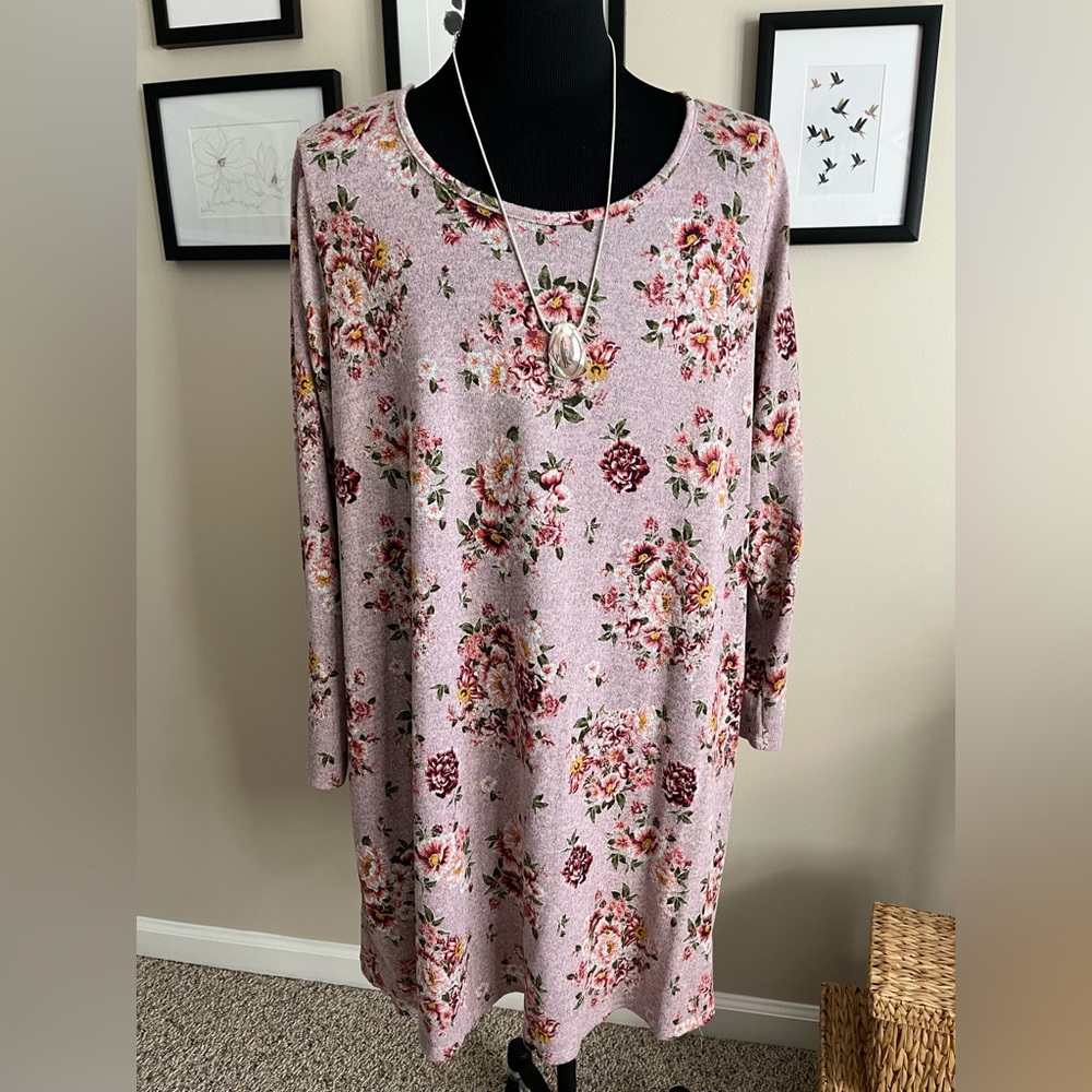 Floral print winter Dress